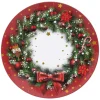 Feeric Lights & Christmas Lot de 12 dessous d'assiette Couronne Rouge Hot
