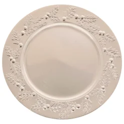 JJA Lot de 12 dessous d'assiette Houx de Noël Argent Online