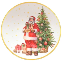 JJA Lot de 12 dessous d'assiette Père Noël et cadeaux Multicolore Best
