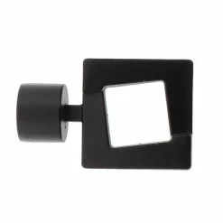 LUANCE Lot de 2 embouts tringle (D28 mm) Lino Upper east side mat Noir Clearance