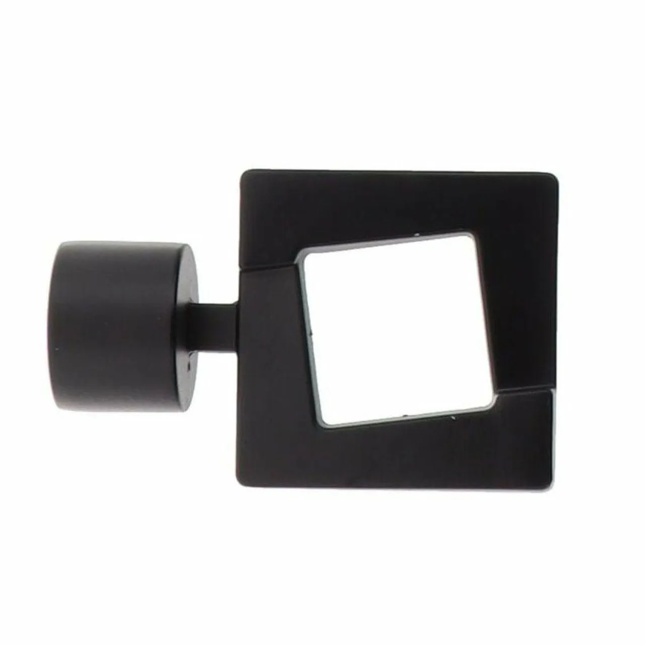 LUANCE Lot de 2 embouts tringle (D28 mm) Lino Upper east side mat Noir Clearance