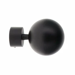 LUANCE Lot de 2 embouts tringle (D28 mm) Lino Gaia mat Noir Online