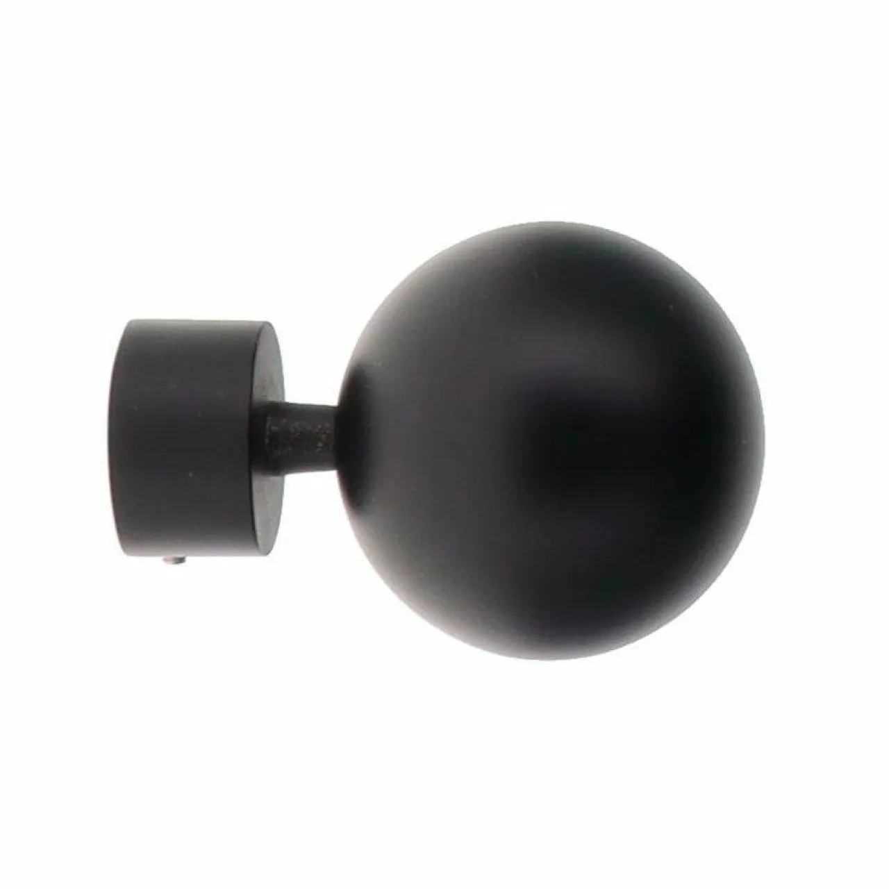 LUANCE Lot de 2 embouts tringle (D28 mm) Lino Gaia mat Noir Online