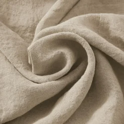 EMINZA Lot de 2 essuie-mains lin lavé (50 x 70 cm) Louise Beige Online