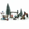 KAEMINGK Lot de figurines et accessoires Parc d'enfants pour village Discount