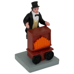 JJA Lot de 5 figurines et accessoires pour village (H22 cm) Musique et kiosque Multicolore
