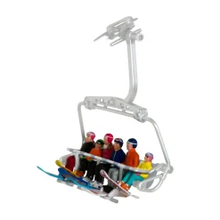 MY VILLAGE Lot de 6 figurines Snowboarders assis pour télésiège Online