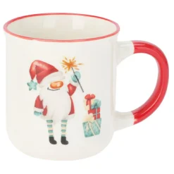 KOOPMAN Lot de 4 Mugs de Noël Noël douceur Multicolore Hot
