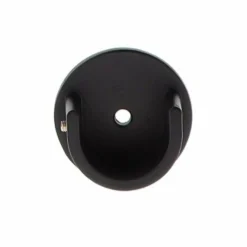 LUANCE Lot de 2 naissances tringle rideau (D28 mm) Lino mat Noir Clearance