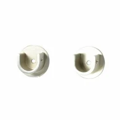 LUANCE Lot de 2 naissances tringle rideau (D20 mm) Jim mat Argent Online