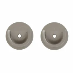 LUANCE Lot de 2 naissances tringle rideau (D28 mm) Lino mat Argent Online