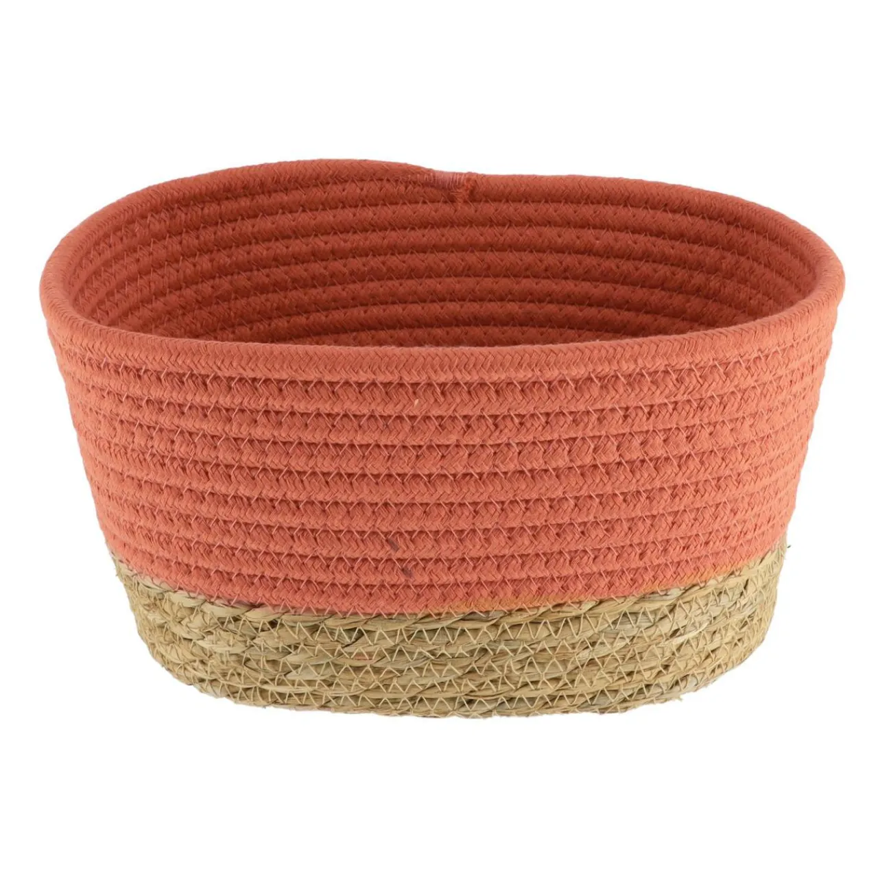 TENDANCE Lot de 3 paniers de rangement (H13 cm) Timeless Terracotta
