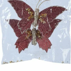 KAEMINGK Lot de 2 papillons (H6 cm) Leïla Violet Online
