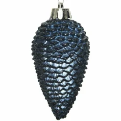 KAEMINGK Lot de 6 pommes de pin à suspendre (H8 cm) Alpine Bleu nuit Online