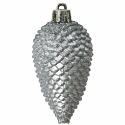 KAEMINGK Lot de 6 pommes de pin à suspendre (H8 cm) Alpine Bleu vaporeux Outlet
