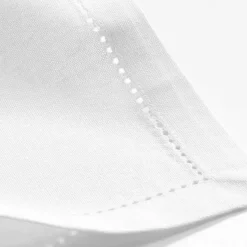 DOUCEUR D'INTERIEUR Lot de 3 serviettes coton (40 x 40 cm) Charline Blanc Clearance