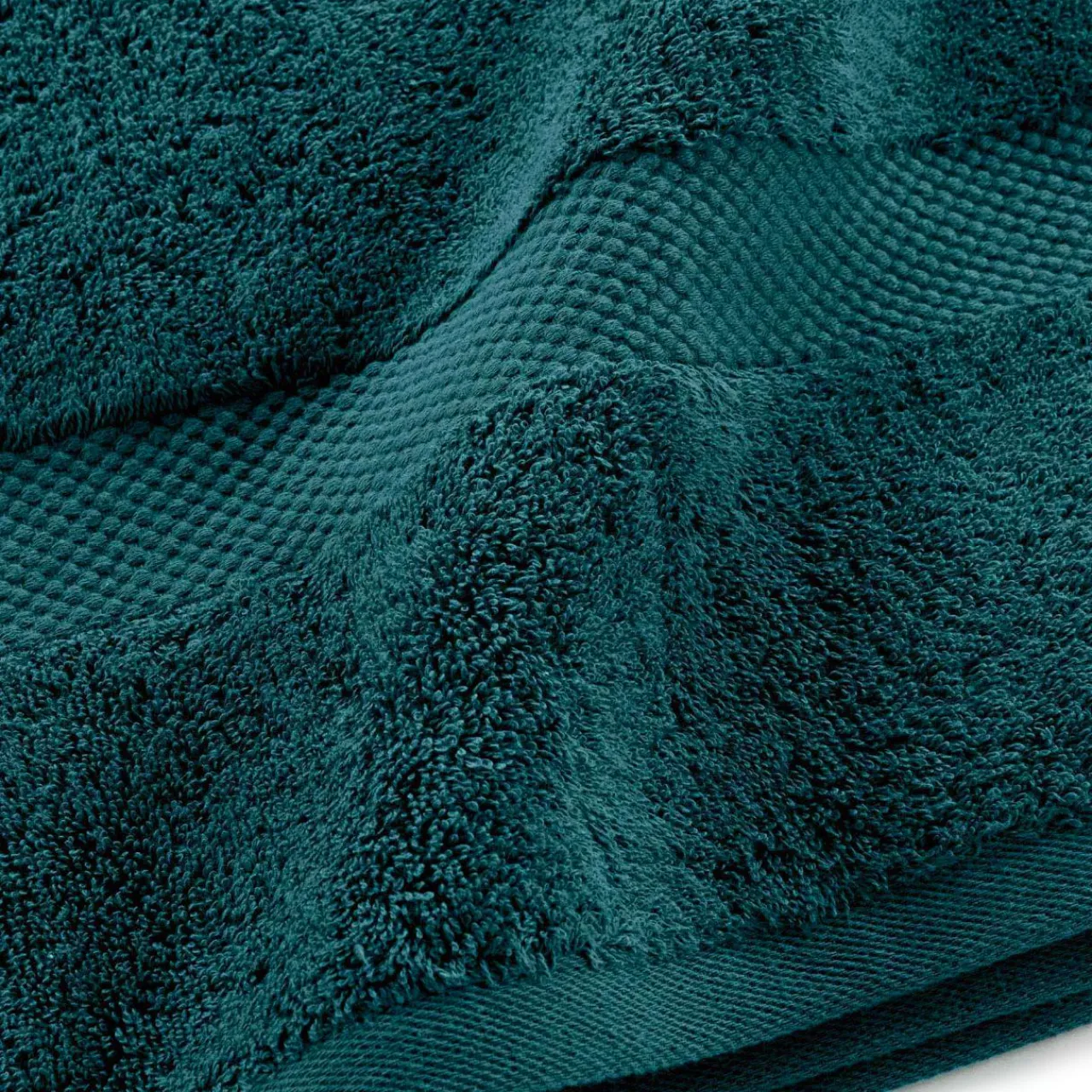 douceur d'intu017drieur Lot de serviettes de bain 50x90 cm x2 + serviettes 70x130cm x2 + gants de toilette x2 Elegance Bleu Outlet