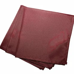 DOUCEUR D'INTERIEUR Lot de 3 serviettes (40 x 40 cm) Essentiel Bordeaux Sale