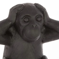 ATMOSPHERA Lot de 3 singes déco (H24 cm) Sagesse Noir Online