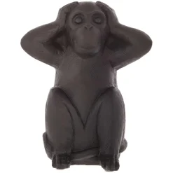 ATMOSPHERA Lot de 3 singes déco (H24 cm) Sagesse Noir Online