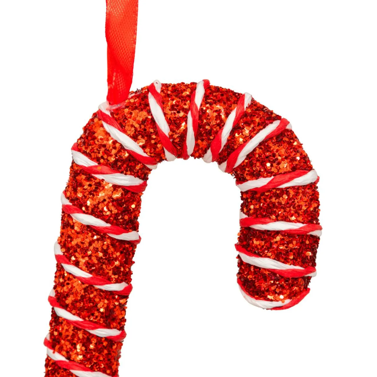 JJA Lot de 10 sucres d'orge (H21 cm) Sucreries festives et Blanc Rouge Best