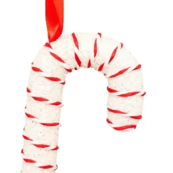 JJA Lot de 10 sucres d'orge (H21 cm) Sucreries festives et Blanc Rouge Best