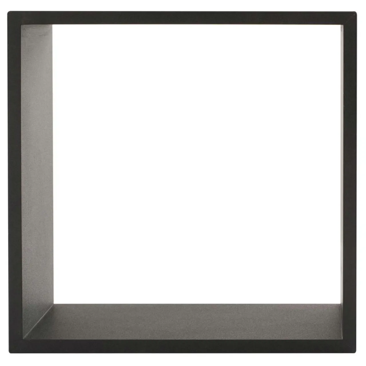 ATMOSPHERA Lot de 3 étagères bois (H15-20-25 cm) Cube Noir Hot