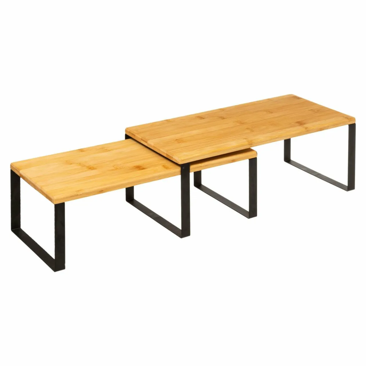 5 Five Simply Smart Lot de 2 étagères gigognes (40 x H15 cm) Blackbambou Noir Online