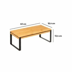 5 Five Simply Smart Lot de 2 étagères gigognes (40 x H15 cm) Blackbambou Noir Online
