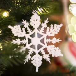 KAEMINGK Lot de 12 étoiles de Noël à suspendre (H10 cm) Morzine Blanc Online