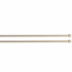 LUANCE Lot de 2 tringles voilage extensibles rondes (L40 à 600 cm) Rona Or Outlet