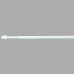 LUANCE Lot de 2 tringles voilage extensibles rondes (L80 à 110 cm) Rona he Blanc Clearance