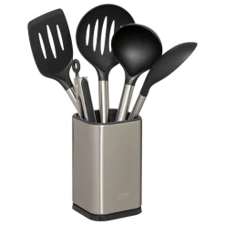 5 Five Simply Smart Lot de 5 ustensiles de cuisine avec pot InoxSet Gris Sale