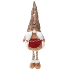KOOPMAN Lutin de Noël debout (H64 cm) Miss Caramélio Beige Clearance