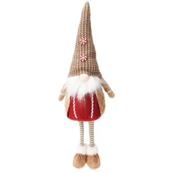 KOOPMAN Lutin de Noël debout (H64 cm) Mister Caramélio Beige New