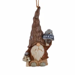 CHRISTMAS INSPIRATIONS Lutin de Noël à suspendre (H10 cm) Dream Marron Clearance