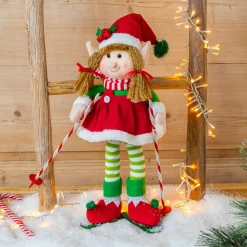 CHRISTMAS DREAM Lutin farceur en ski (H46 cm) Martine Multicolore