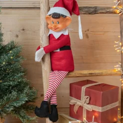 CHRISTMAS DREAM Lutin farceur (H65 cm) Emile les mains scratchées Rouge Best