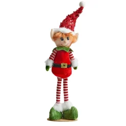 CHRISTMAS DREAM Lutin farceur longues jambes (H30 cm) Pipo en Père Noël Multicolore New