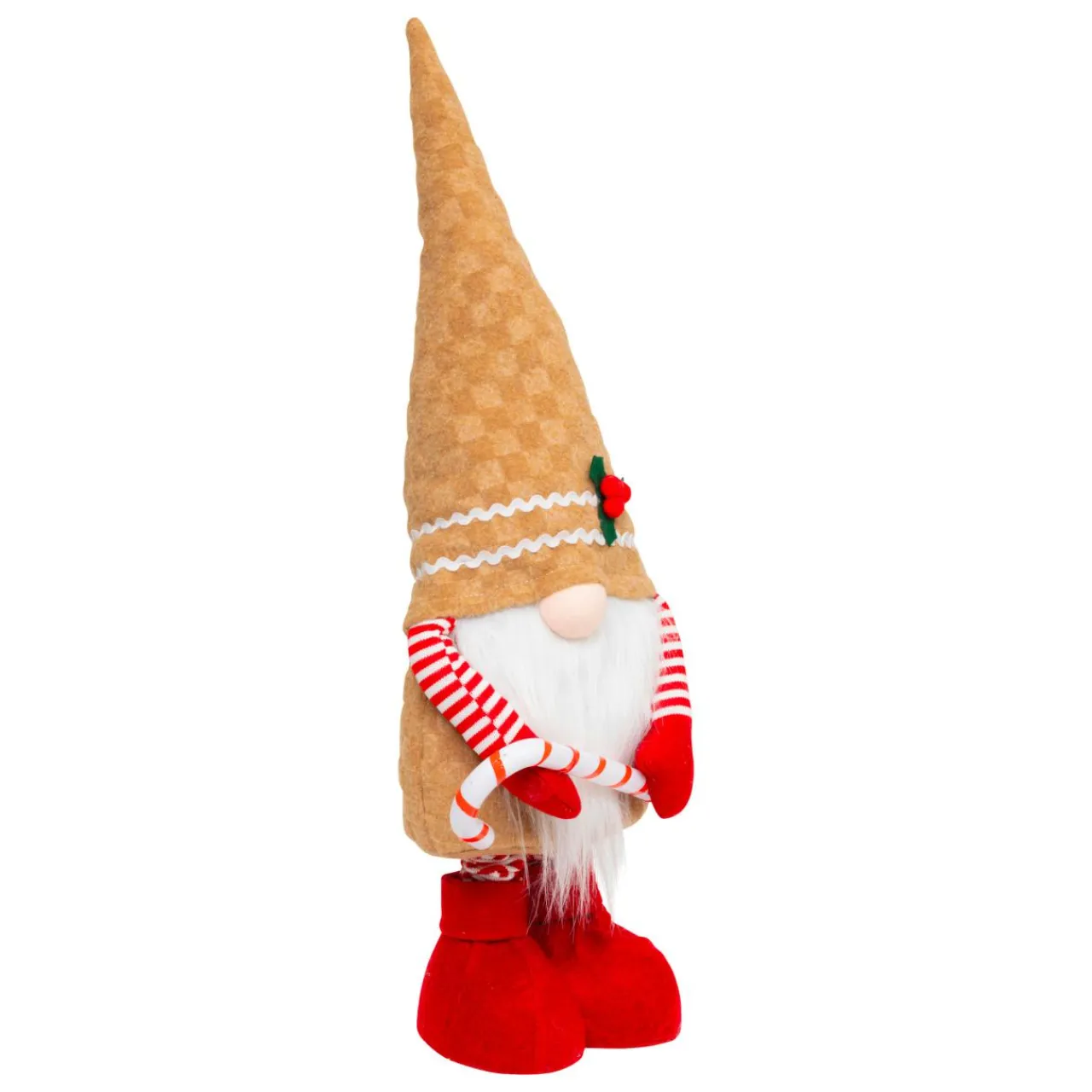 JJA Lutin jambes téléscopiques (H80 cm) Gourmand Pain d'épices Marron clair Discount
