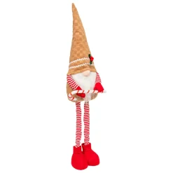 JJA Lutin jambes téléscopiques (H80 cm) Gourmand Pain d'épices Marron clair Discount