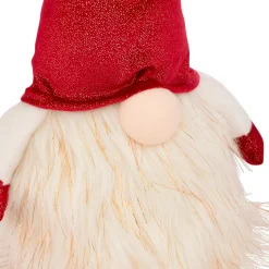 JJA Lutin lumineux à piles (H40 cm) Rémi et bonnet Rouge Clearance