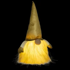 JJA Lutin lumineux à piles (H40 cm) Rémi et bonnet Dé Or