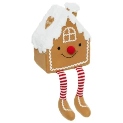 FEERIC LIGHTS Maison de Noël (H43 cm) Pain d'épice et jambes souples Marron Sale