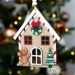 KAEMINGK Maison Mr Pain d'épice à suspendre (H17 cm) Multicolore Clearance