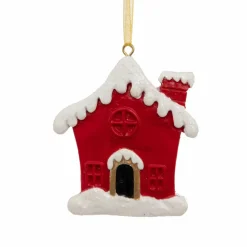 Feeric Lights & Christmas Maisonnette au Pôle Nord (H7 cm) Rouge Hot