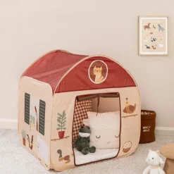 Atmosphera cru017dateur d'intu017drieur for kids Maison pop up enfant (H85 cm) Ferme Multicolore Outlet