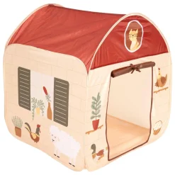 Atmosphera cru017dateur d'intu017drieur for kids Maison pop up enfant (H85 cm) Ferme Multicolore Outlet