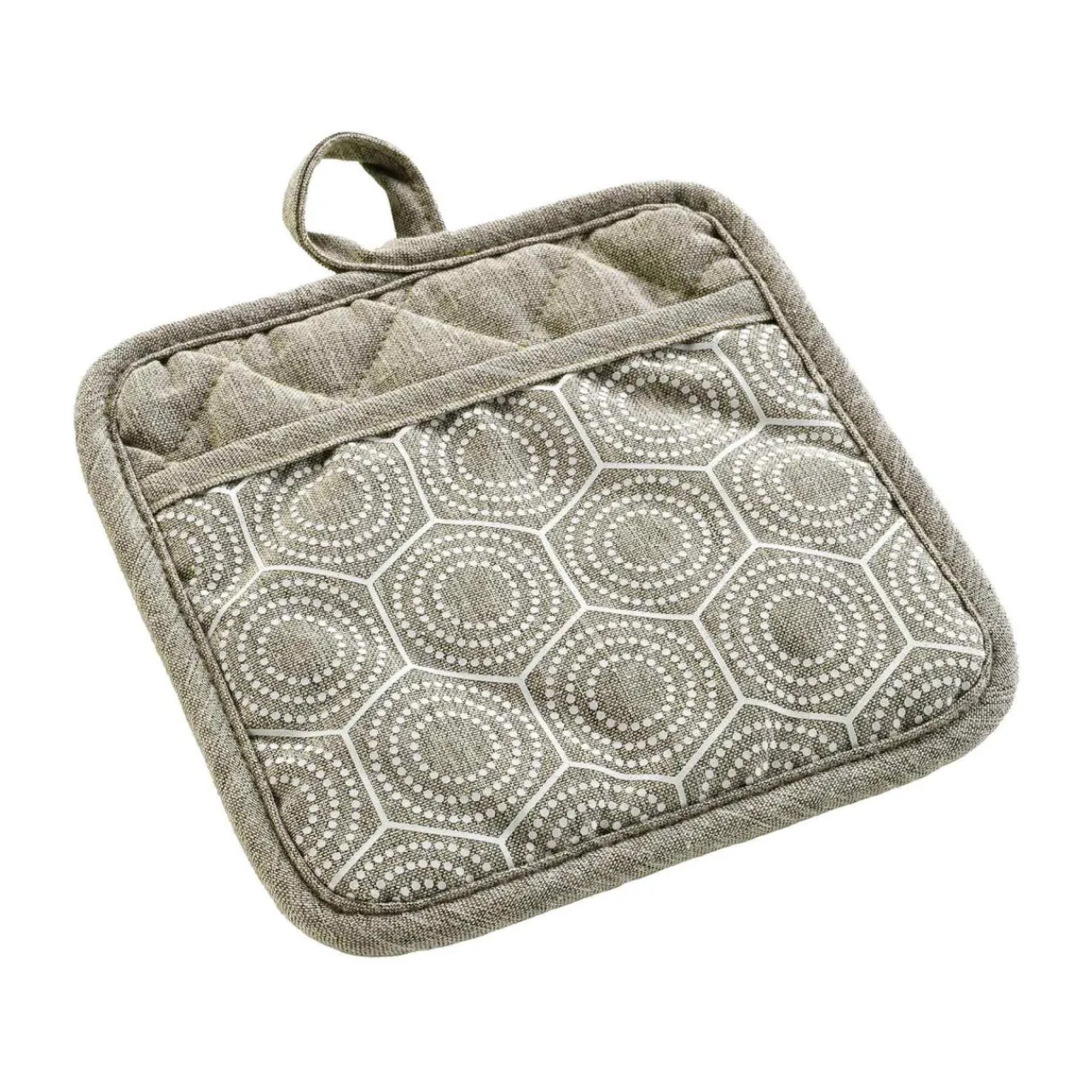 douceur d'intu017drieur Manique avec poche coton (18,5 x 18,5 cm) Alveis Beige Best