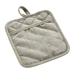 douceur d'intu017drieur Manique avec poche en coton (18,5 x 18,5 cm) Adam Beige Discount